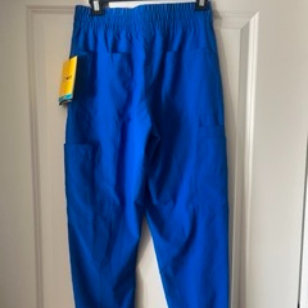 WONDERWINK MEN’S JOGGER CARGO SCRUB PANTS  - Royal Blue